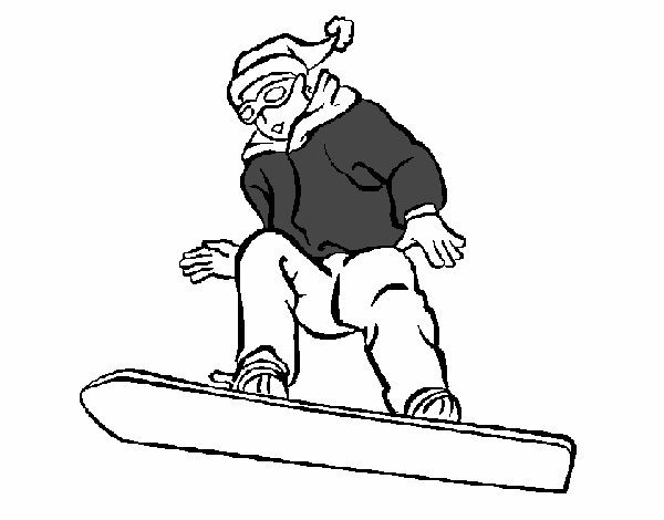 Malvorlage: Snowboard / Snowboard (Transport) #143929 - Kostenlose Malvorlagen zum Ausdrucken