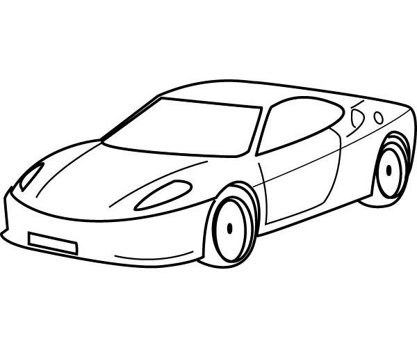 Malvorlage: Sportwagen / Tuning (Transport) #146947 - Kostenlose Malvorlagen zum Ausdrucken