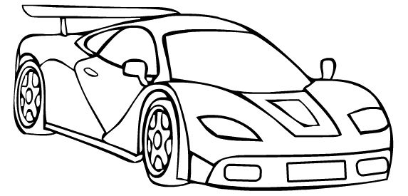 Malvorlage: Sportwagen / Tuning (Transport) #146978 - Kostenlose Malvorlagen zum Ausdrucken