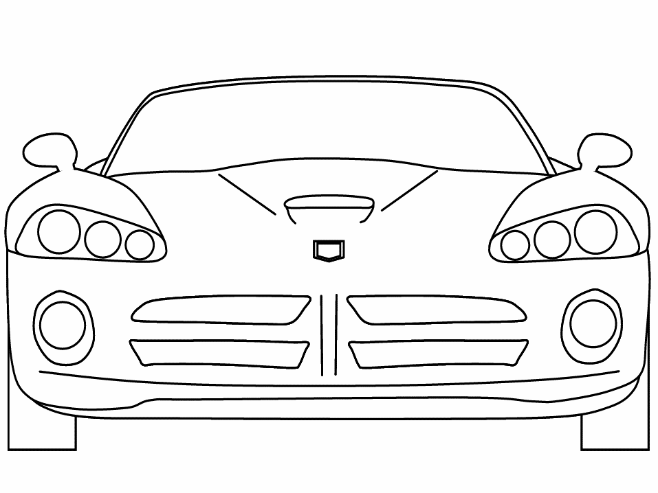 Malvorlage: Sportwagen / Tuning (Transport) #146984 - Kostenlose Malvorlagen zum Ausdrucken