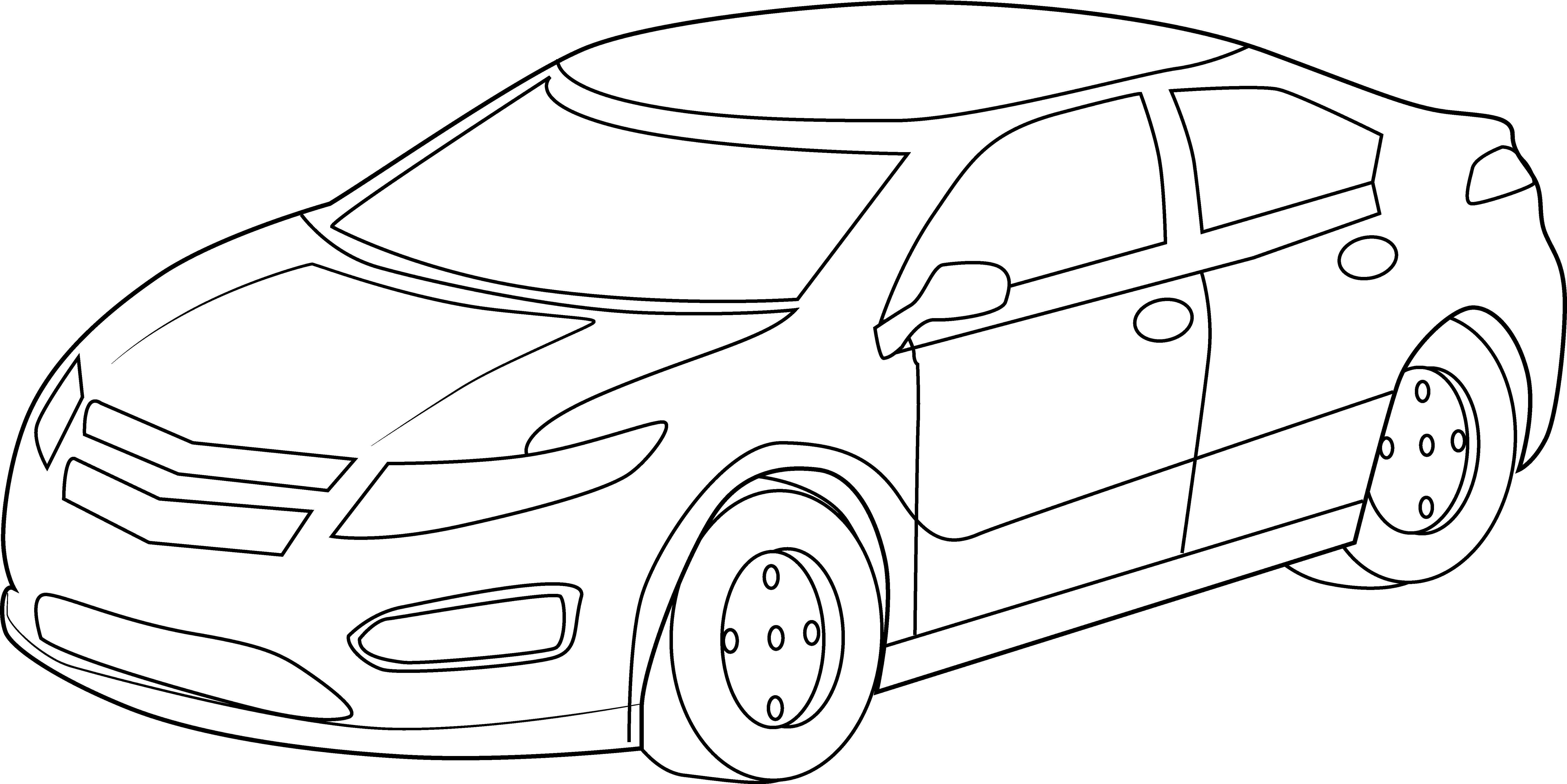 Malvorlage: Sportwagen / Tuning (Transport) #147065 - Kostenlose Malvorlagen zum Ausdrucken