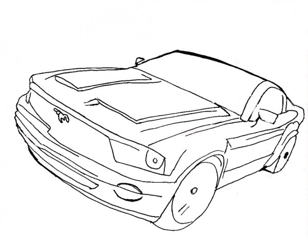 Malvorlage: Sportwagen / Tuning (Transport) #147074 - Kostenlose Malvorlagen zum Ausdrucken