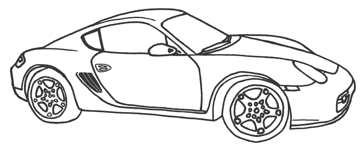 Malvorlage: Sportwagen / Tuning (Transport) #147084 - Kostenlose Malvorlagen zum Ausdrucken