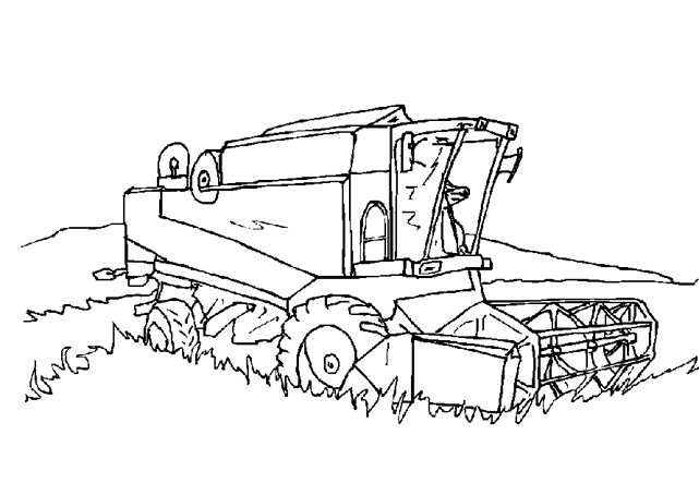 Malvorlage: Traktor (Transport) #141928 - Kostenlose Malvorlagen zum Ausdrucken
