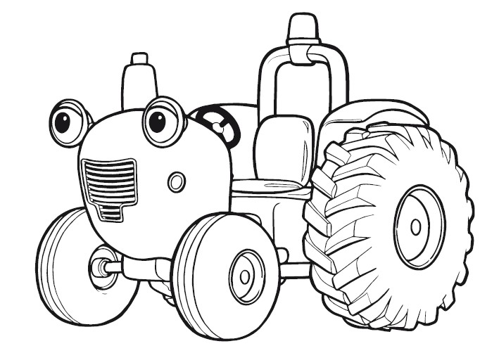 Malvorlage: Traktor (Transport) #141936 - Kostenlose Malvorlagen zum Ausdrucken