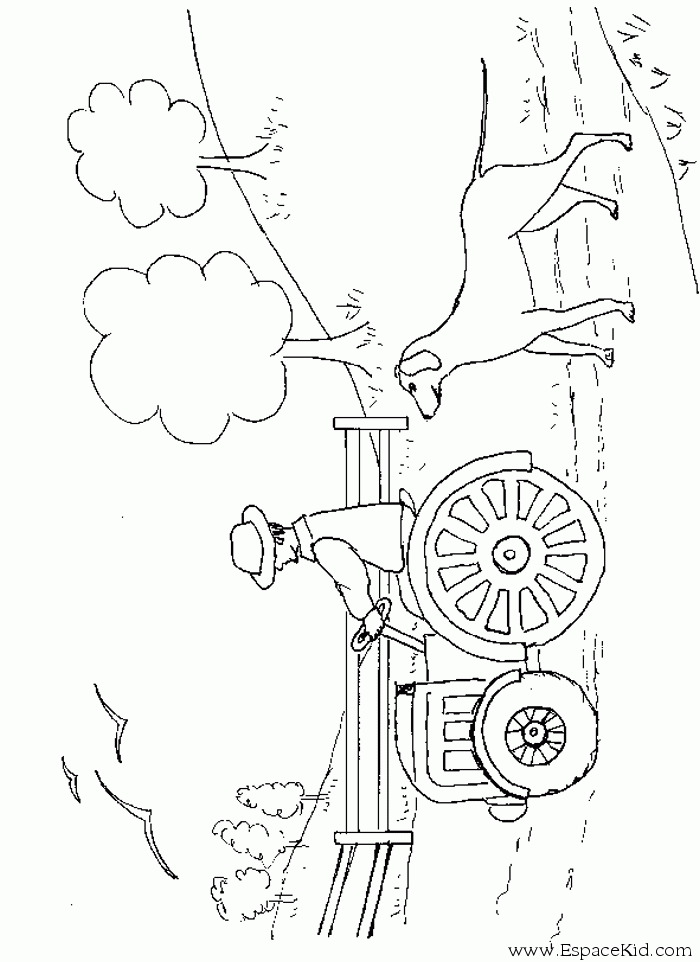 Malvorlage: Traktor (Transport) #141942 - Kostenlose Malvorlagen zum Ausdrucken