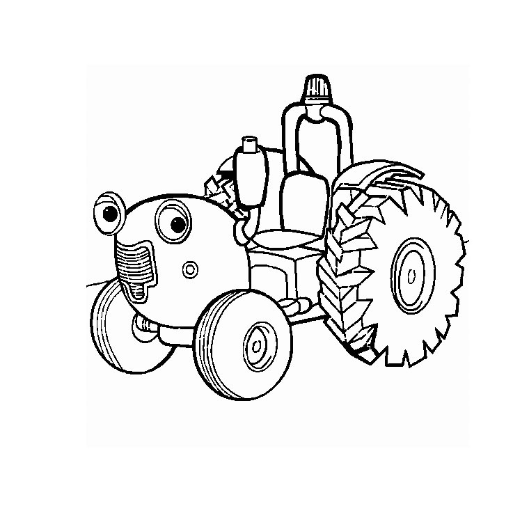 Malvorlage: Traktor (Transport) #141944 - Kostenlose Malvorlagen zum Ausdrucken