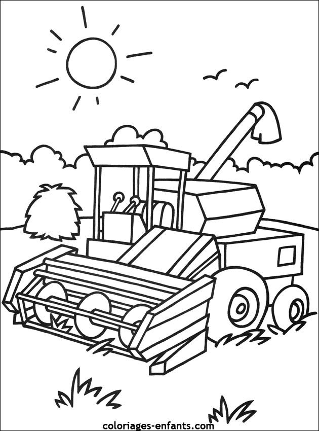 Malvorlage: Traktor (Transport) #141948 - Kostenlose Malvorlagen zum Ausdrucken