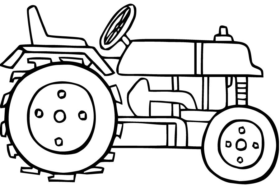 Malvorlage: Traktor (Transport) #141950 - Kostenlose Malvorlagen zum Ausdrucken