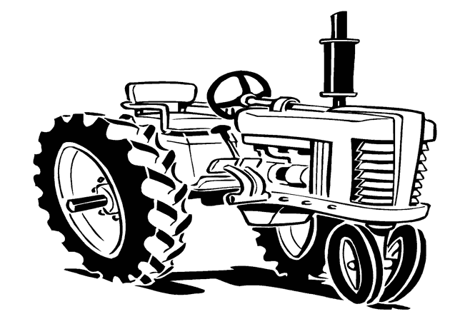 Malvorlage: Traktor (Transport) #141994 - Kostenlose Malvorlagen zum Ausdrucken