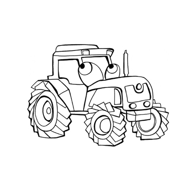 Malvorlage: Traktor (Transport) #142012 - Kostenlose Malvorlagen zum Ausdrucken