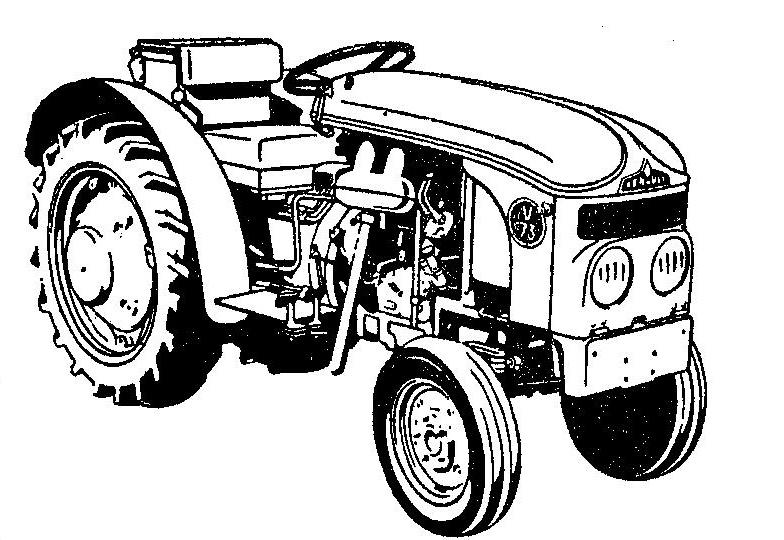 Malvorlage: Traktor (Transport) #142048 - Kostenlose Malvorlagen zum Ausdrucken