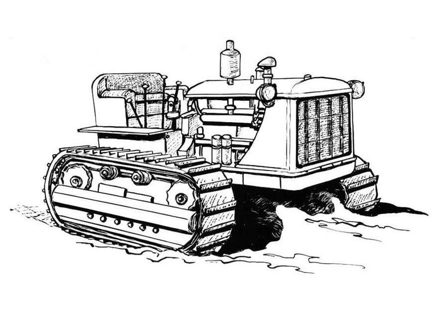 Malvorlage: Traktor (Transport) #142078 - Kostenlose Malvorlagen zum Ausdrucken