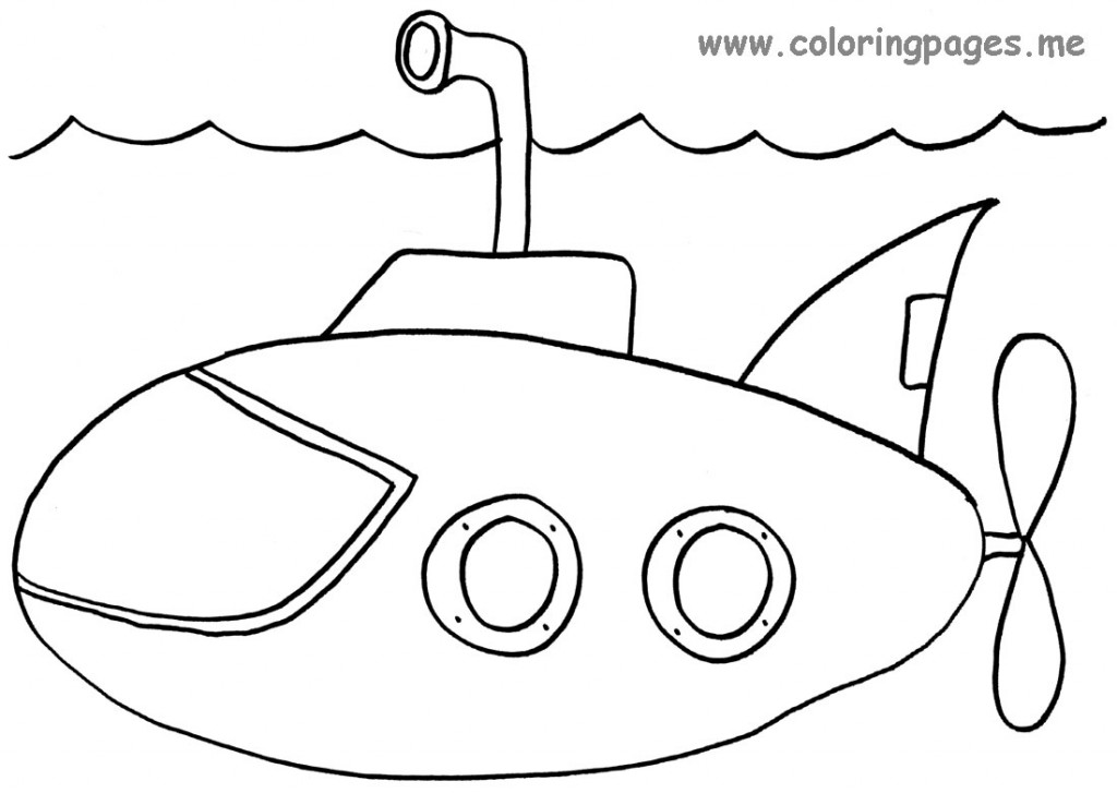Malvorlage: U-Boot (Transport) #137690 - Kostenlose Malvorlagen zum Ausdrucken