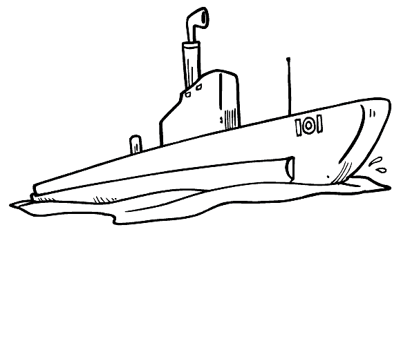 Malvorlage: U-Boot (Transport) #137707 - Kostenlose Malvorlagen zum Ausdrucken