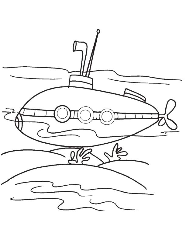 Malvorlage: U-Boot (Transport) #137715 - Kostenlose Malvorlagen zum Ausdrucken