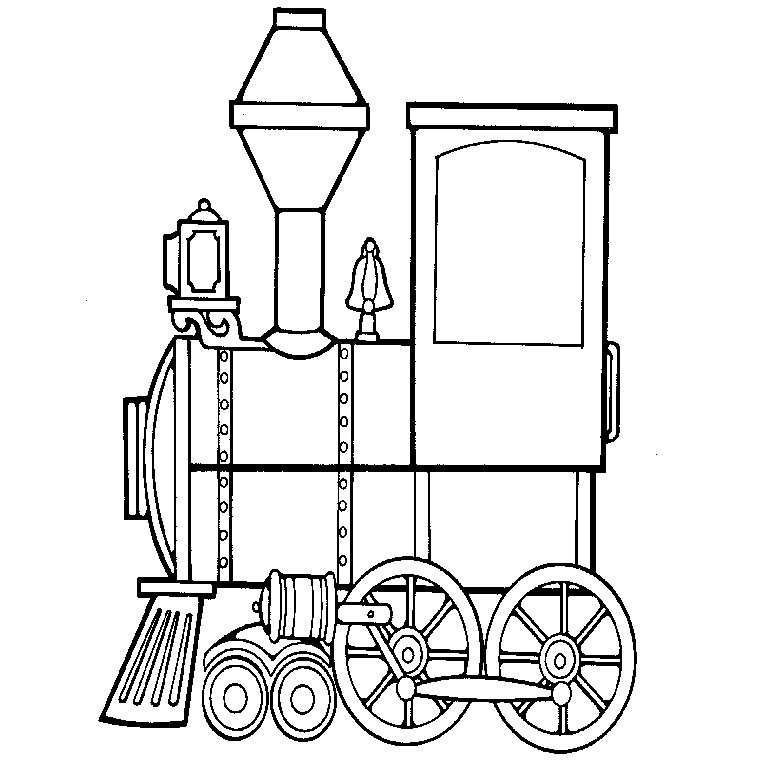 Malvorlage: Zug / Lokomotive (Transport) #135028 - Kostenlose Malvorlagen zum Ausdrucken