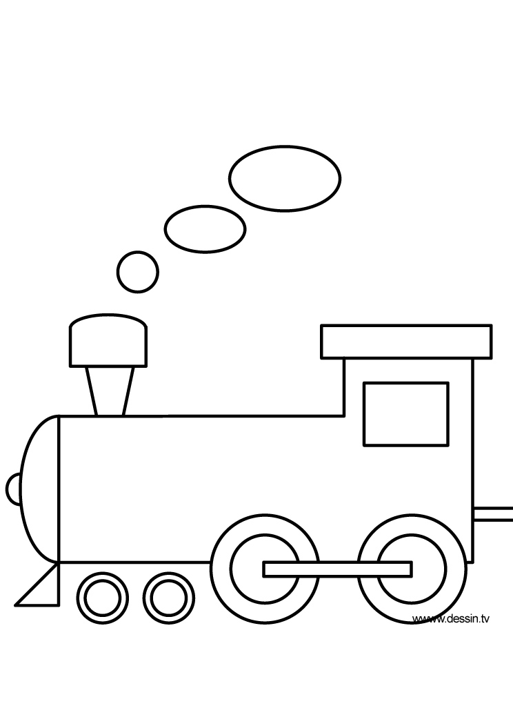 Malvorlage: Zug / Lokomotive (Transport) #135029 - Kostenlose Malvorlagen zum Ausdrucken