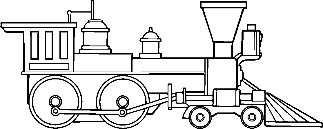 Malvorlage: Zug / Lokomotive (Transport) #135048 - Kostenlose Malvorlagen zum Ausdrucken