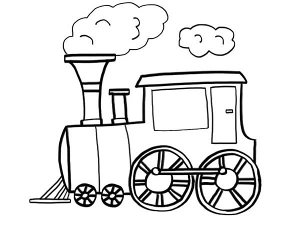 Malvorlage: Zug / Lokomotive (Transport) #135105 - Kostenlose Malvorlagen zum Ausdrucken