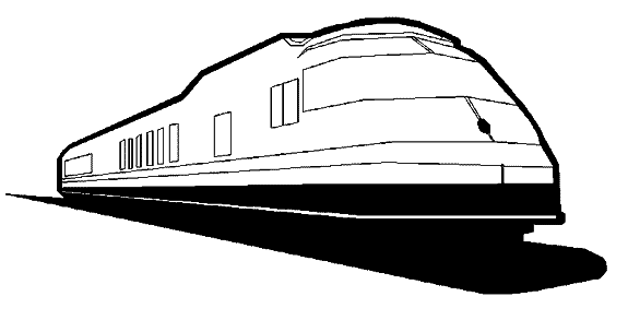 Malvorlage: Zug / Lokomotive (Transport) #135117 - Kostenlose Malvorlagen zum Ausdrucken