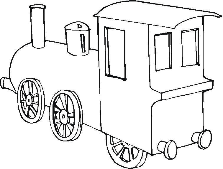 Malvorlage: Zug / Lokomotive (Transport) #135130 - Kostenlose Malvorlagen zum Ausdrucken