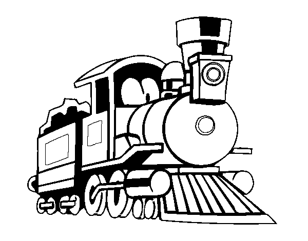 Malvorlage: Zug / Lokomotive (Transport) #135139 - Kostenlose Malvorlagen zum Ausdrucken