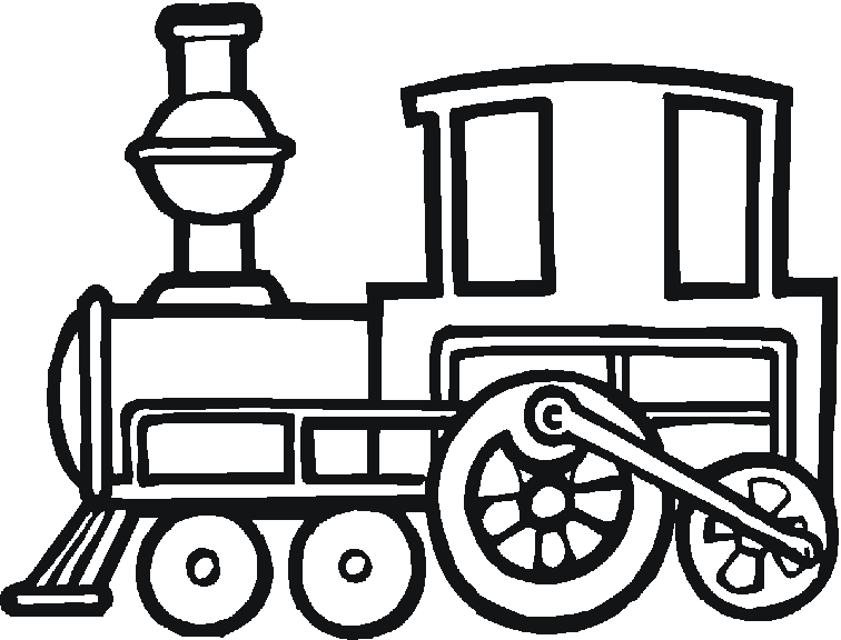 Malvorlage: Zug / Lokomotive (Transport) #135188 - Kostenlose Malvorlagen zum Ausdrucken