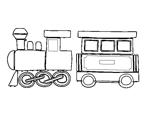 Malvorlage: Zug / Lokomotive (Transport) #135221 - Kostenlose Malvorlagen zum Ausdrucken