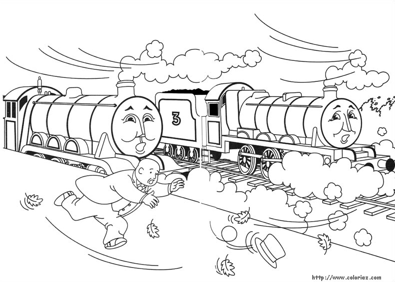Malvorlage: Zug / Lokomotive (Transport) #135246 - Kostenlose Malvorlagen zum Ausdrucken