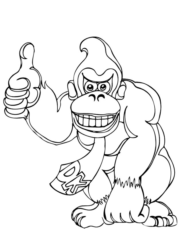 Malvorlage: Esel Kong (Videospiele) #112192 - Kostenlose Malvorlagen zum Ausdrucken