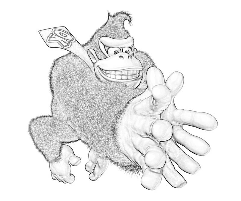 Malvorlage: Esel Kong (Videospiele) #112239 - Kostenlose Malvorlagen zum Ausdrucken