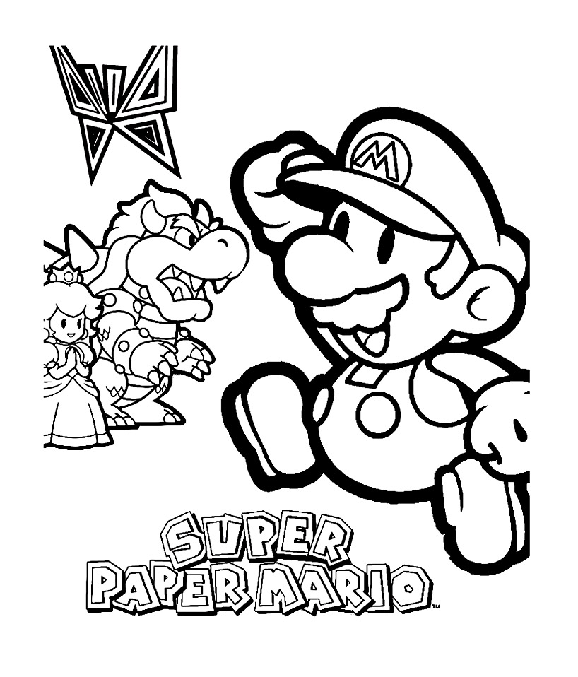 Malvorlage: Mario Bros (Videospiele) #112526 - Kostenlose Malvorlagen zum Ausdrucken