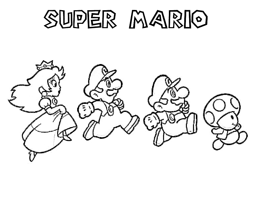 Malvorlage: Mario-Brüder (Videospiele) #112491 - Kostenlose Malvorlagen zum Ausdrucken