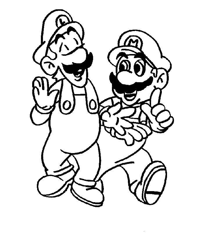 Malvorlage: Mario-Brüder (Videospiele) #112535 - Kostenlose Malvorlagen zum Ausdrucken