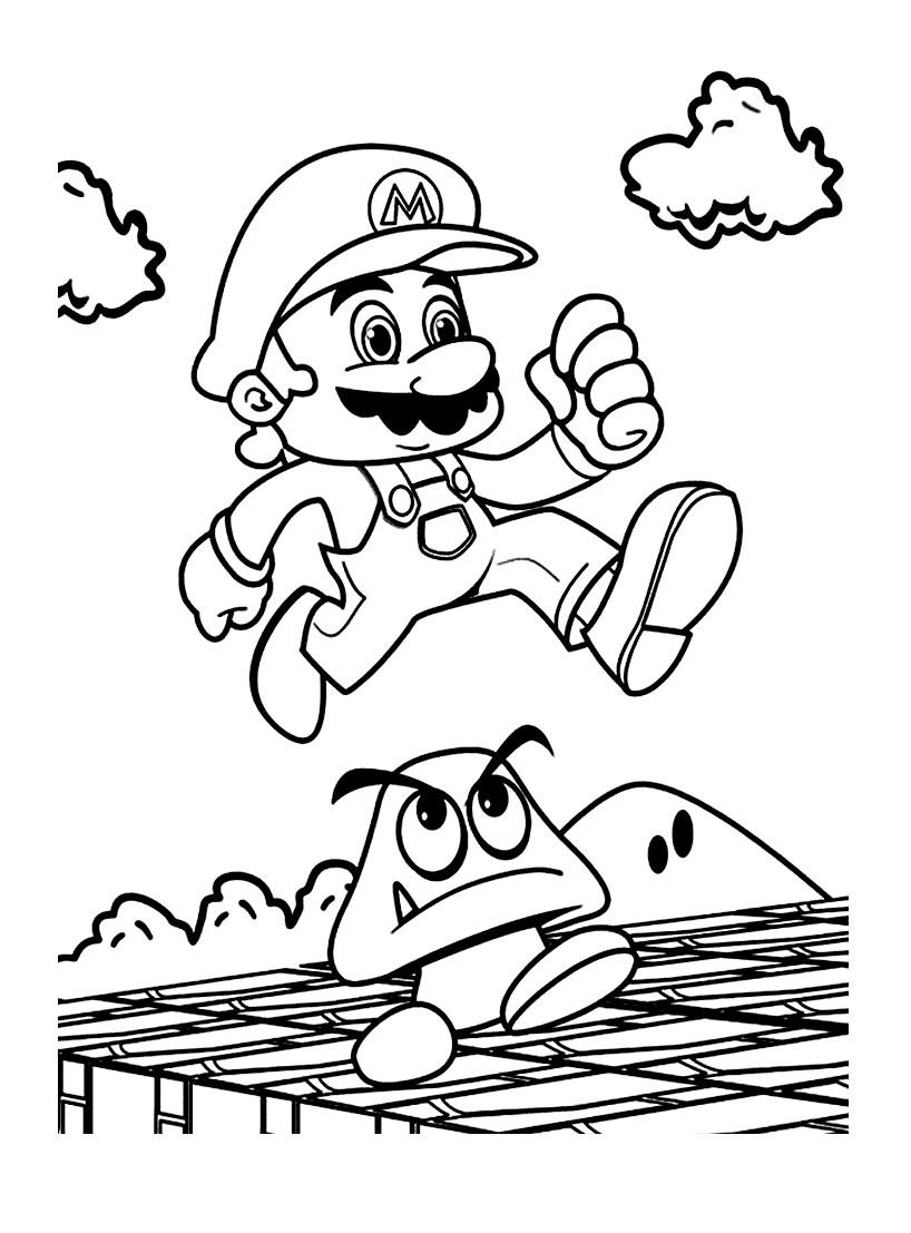 Malvorlage: Mario-Brüder (Videospiele) #112603 - Kostenlose Malvorlagen zum Ausdrucken