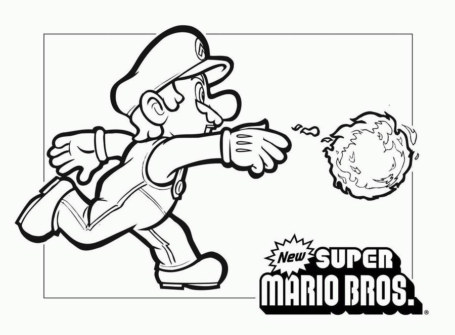 Malvorlage: Super Mario Bros. (Videospiele) #153566 - Kostenlose Malvorlagen zum Ausdrucken