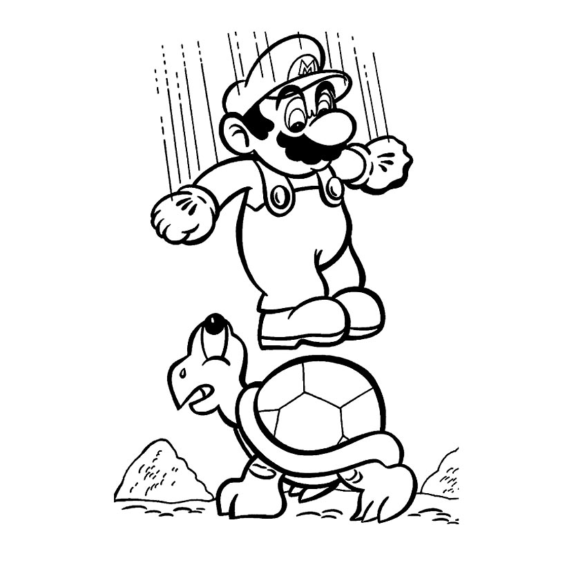 Malvorlage: Super Mario Bros. (Videospiele) #153592 - Kostenlose Malvorlagen zum Ausdrucken