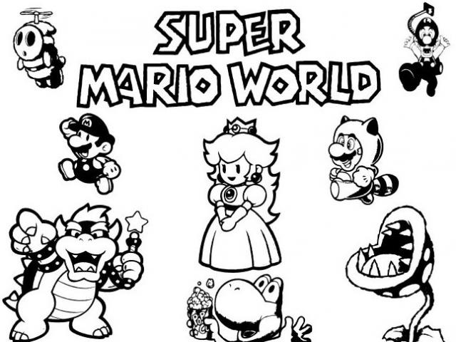 Malvorlage: Super Mario Bros. (Videospiele) #153593 - Kostenlose Malvorlagen zum Ausdrucken