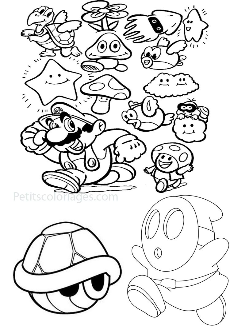 Malvorlage: Super Mario Bros. (Videospiele) #153596 - Kostenlose Malvorlagen zum Ausdrucken