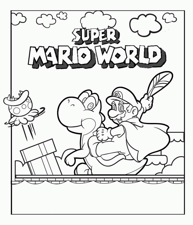 Malvorlage: Super Mario Bros. (Videospiele) #153608 - Kostenlose Malvorlagen zum Ausdrucken