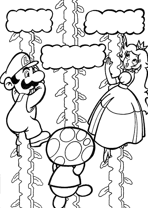 Malvorlage: Super Mario Bros. (Videospiele) #153610 - Kostenlose Malvorlagen zum Ausdrucken