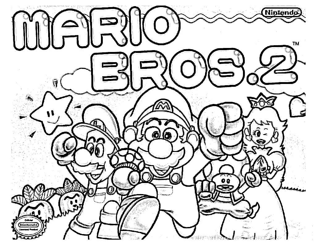 Malvorlage: Super Mario Bros. (Videospiele) #153665 - Kostenlose Malvorlagen zum Ausdrucken
