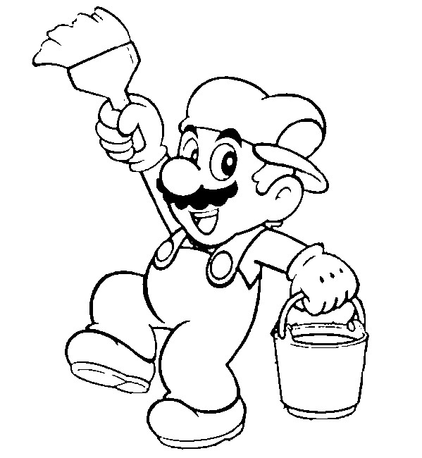 Malvorlage: Super Mario Bros. (Videospiele) #153669 - Kostenlose Malvorlagen zum Ausdrucken