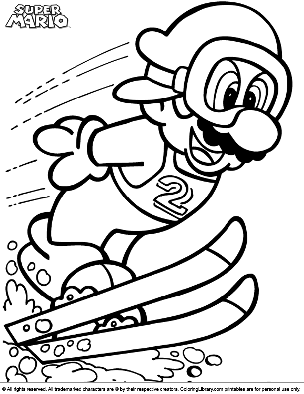 Malvorlage: Super Mario Bros. (Videospiele) #153681 - Kostenlose Malvorlagen zum Ausdrucken