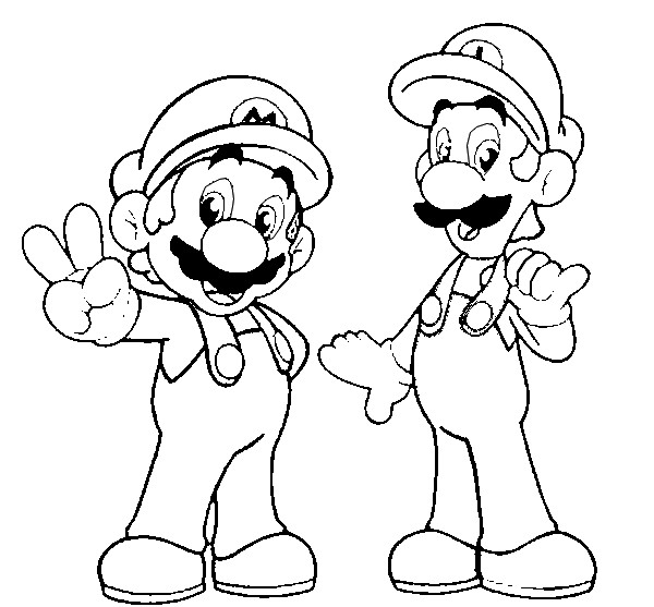 Malvorlage: Super Mario Bros. (Videospiele) #153687 - Kostenlose Malvorlagen zum Ausdrucken