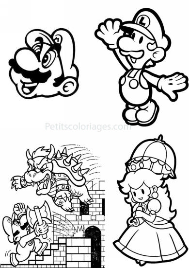 Malvorlage: Super Mario Bros. (Videospiele) #153690 - Kostenlose Malvorlagen zum Ausdrucken