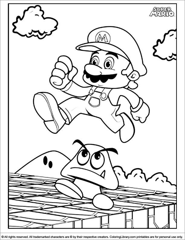 Malvorlage: Super Mario Bros. (Videospiele) #153691 - Kostenlose Malvorlagen zum Ausdrucken