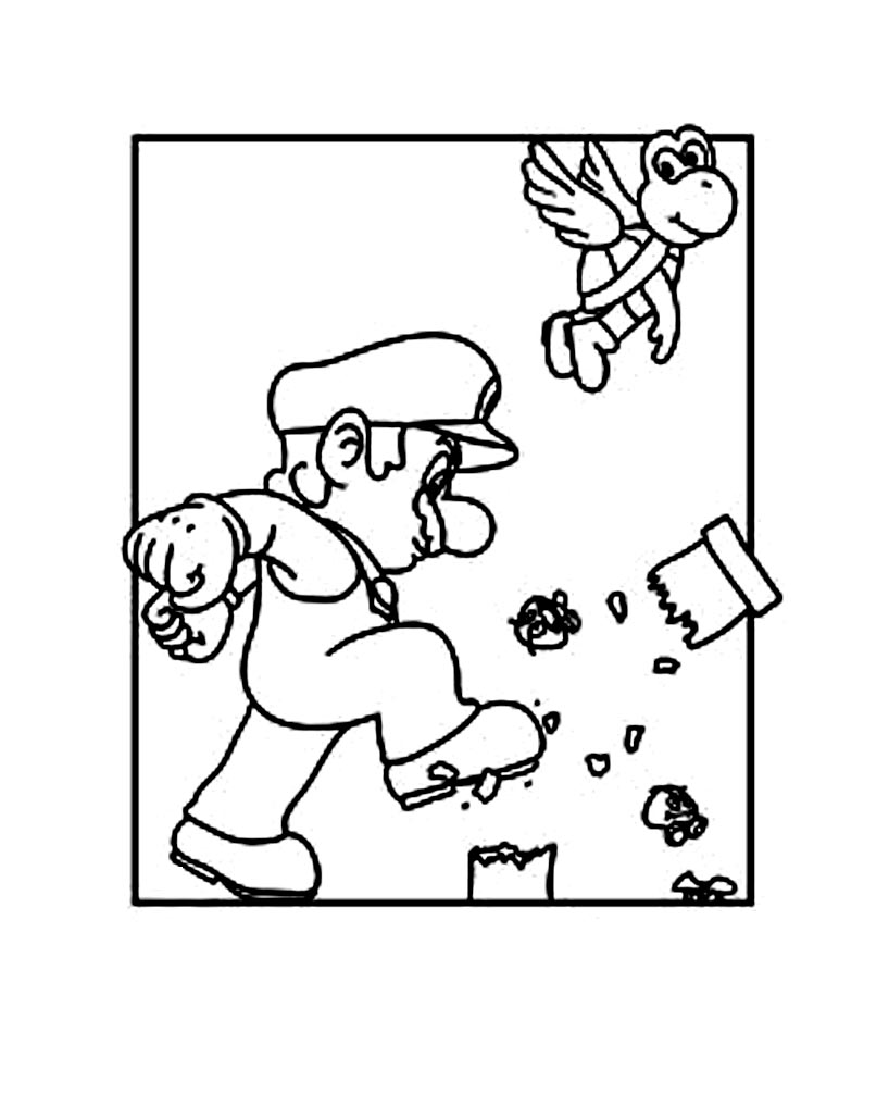 Malvorlage: Super Mario Bros. (Videospiele) #153693 - Kostenlose Malvorlagen zum Ausdrucken