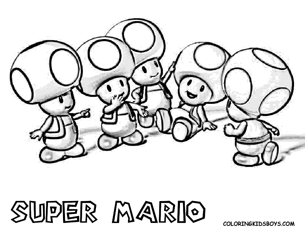Malvorlage: Super Mario Bros. (Videospiele) #153721 - Kostenlose Malvorlagen zum Ausdrucken